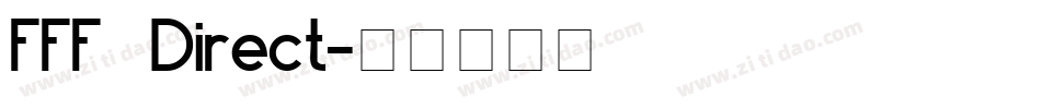 FFF Direct字体转换